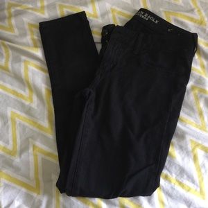 America Eagle black jeggings